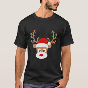 T-shirt Drôle cadeau de Noël pour les enfants adultes Rein