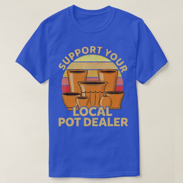 T-shirt Drôle cadeau de poterie pour pot Dealer Hommes Pot (Design devant)