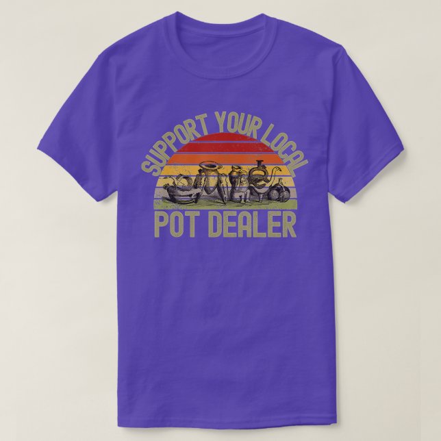 T-shirt Drôle cadeau de poterie pour pot Dealer Hommes Pot (Design devant)