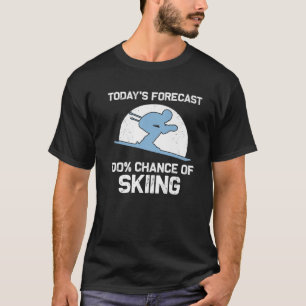 T-shirt Drôle cadeau de ski pour hommes femmes Skier Ski h