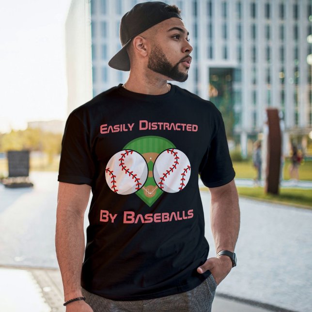 T-shirt Drôle cadeau de texte personnalisé pour les joueur (Funny Custom Text Gifts for Baseball Players Fans)