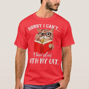 T-shirt Drôle Cadeau Désolé Je Ne Peux Pas Avoir Des Plans