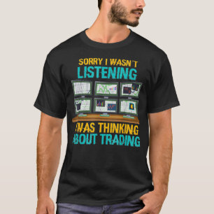 T-shirt Drôle cadeau du marché Stock je pensais à