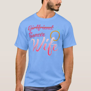 T-shirt Drôle cadeau Girami Fiancée femme nouveau statut