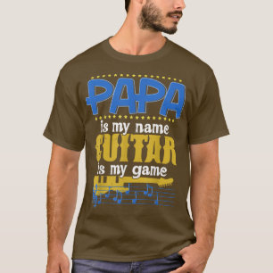 T-shirt Drôle cadeau guitare pour Papa Fête des pères