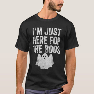 T-shirt Drôle cadeau Halloween Je suis juste ici pour les
