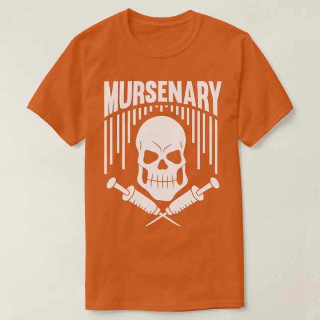 T-shirt Drôle Cadeau Homme Infirmière RN Murse Murseary (Design devant)