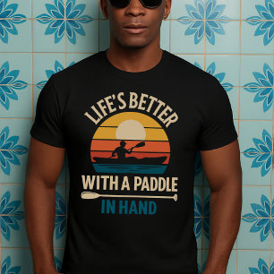 T-shirt drôle cadeau Kayak, papa maman amant