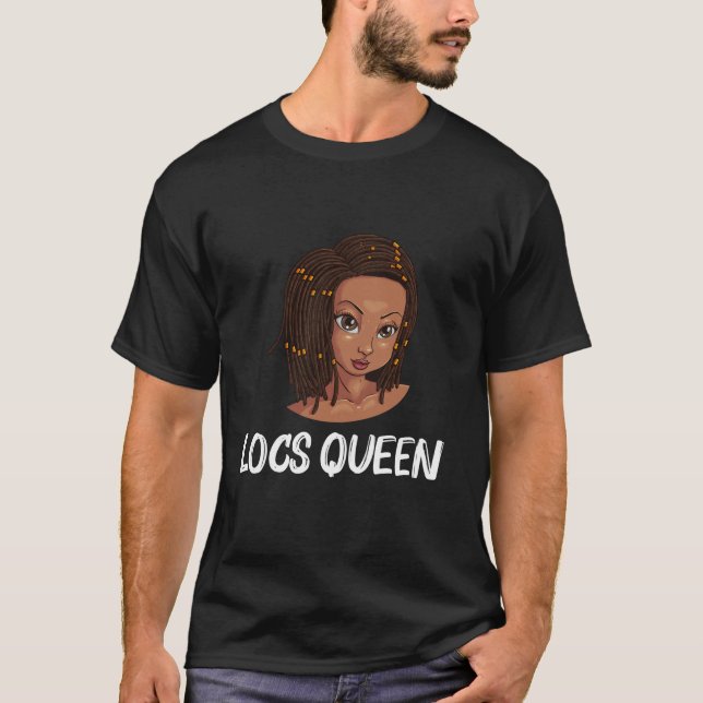 T-shirt Drôle Cadeau Locs Pour Femmes Mama Dreadlock Braid (Devant)