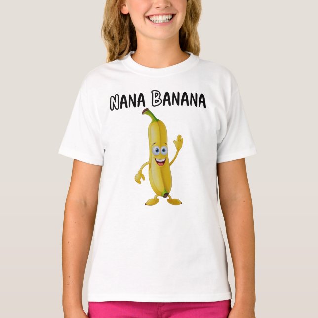 T-shirt Drôle cadeau Nana Banana (Devant)