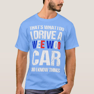 T-shirt Drôle Cadeau Officier De Police Pour L'Application