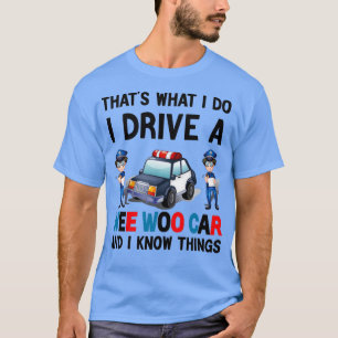 T-shirt Drôle Cadeau Officier De Police Pour L'Application