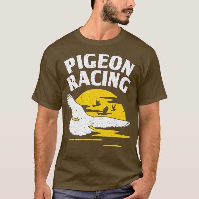 T-shirt Drôle cadeau Pigeon pour les amoureux des oiseaux  (Devant)