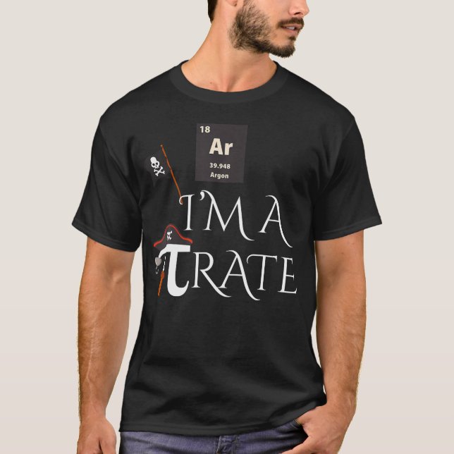 T-shirt Drôle Cadeau Pirate Ar Je Suis Un Costume Pirate H (Devant)