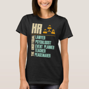 T-shirt Drôle cadeau pour la personne HR HR Manager Idée