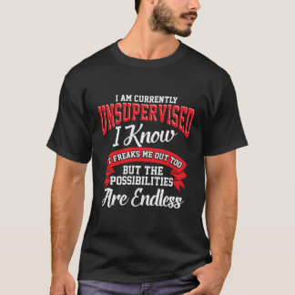 T-shirt Drôle Cadeau Sarcastique Je Ne Suis Actuellement P