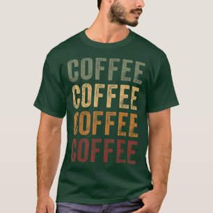 T-shirt Drôle Cadeaux Café Café Tee Retro Café Lover M