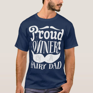 T-shirt Drôle Cadeaux De La Barbe Fière Propriétaire D'Une
