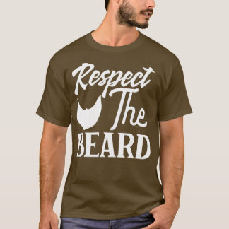T-shirt Drôle Cadeaux De La Barbe Respectez La Barbe Class