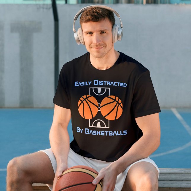 T-shirt Drôle cadeaux personnalisés pour les fans de baske (Funny Custom Gifts for Basketball Players Fans)