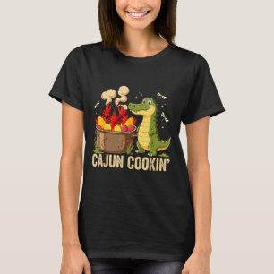 T-shirt Drôle Cajun Louisiane Bouillir Alligator Écrevisse