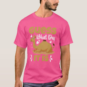 T-shirt Drôle Camel Hump Day Devinez Quel Jour Est-Ce