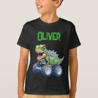 Drôle camion monstre dinosaure