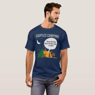T-shirt drôle campant de campeur de couples