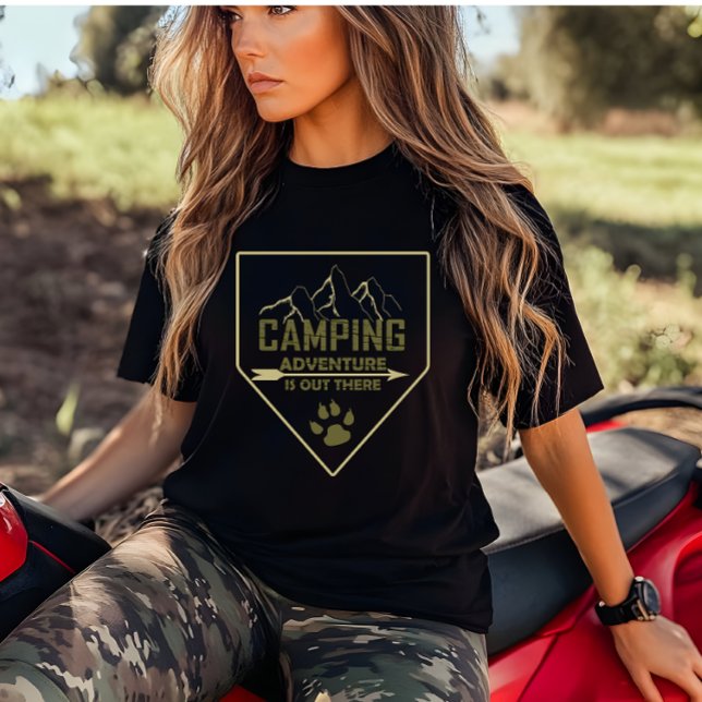 T-shirt Drôle camper de camping dit pour les campeurs (Créateur téléchargé)