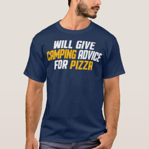 T-shirt Drôle, Camper, Donnera Des Conseils De Camping Pou