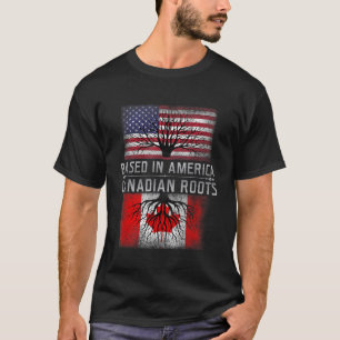 T-shirt Drôle Canadian Roots Canada Amérique Amérique Cita