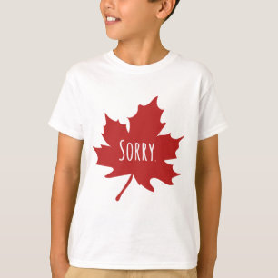 T-shirt Drôle Canadien