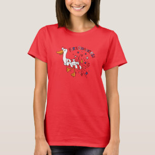 T-shirt Drôle Canard 4 juillet Enfants mignonne