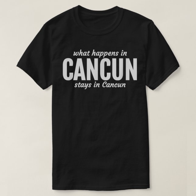 T-shirt Drôle Cancun Spring Break T (Design devant)