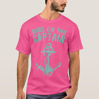 T-shirt Drôle capitaine épouse Dibs sur le capitaine 48