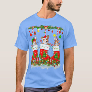 T-shirt Drôle Cardigan Welsh Corgi Chien Dans Les Lumières