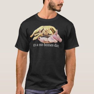T-shirt Drôle Carlin Sleeping Photo C'est une journée sans