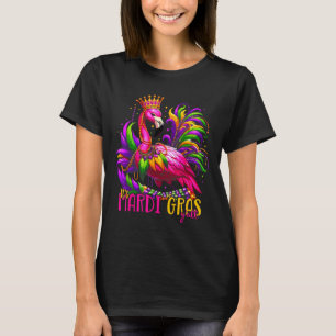 T-shirt Drôle Carnaval Idée cadeau Flamant rose Mardi Gras