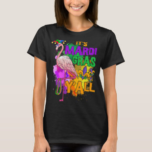 T-shirt Drôle Carnaval Idée cadeau Flamant rose Mardi Gras