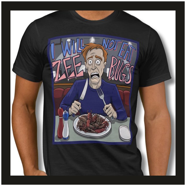 T-shirt Drôle Carnivore Ketovore Keto Manger de la viande  (Funny Carnivore Lover - Eat Meat Not Bugs - Fun Gag Birthday Gift For Men.)