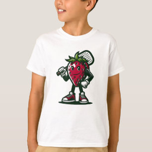 T-shirt Drôle Cartoon Berry Pickleball