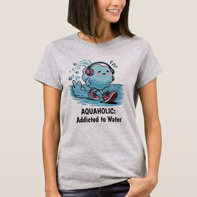 T-shirt Drôle Cartoon Cloud (Devant)