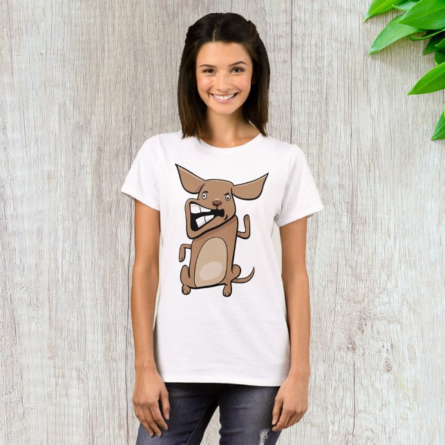 T-shirt Drôle Cartoon fou chien Hilarious mignon animal an (Créateur téléchargé)