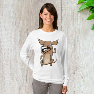 T-shirt Drôle Cartoon fou chien Hilarious mignon animal an
