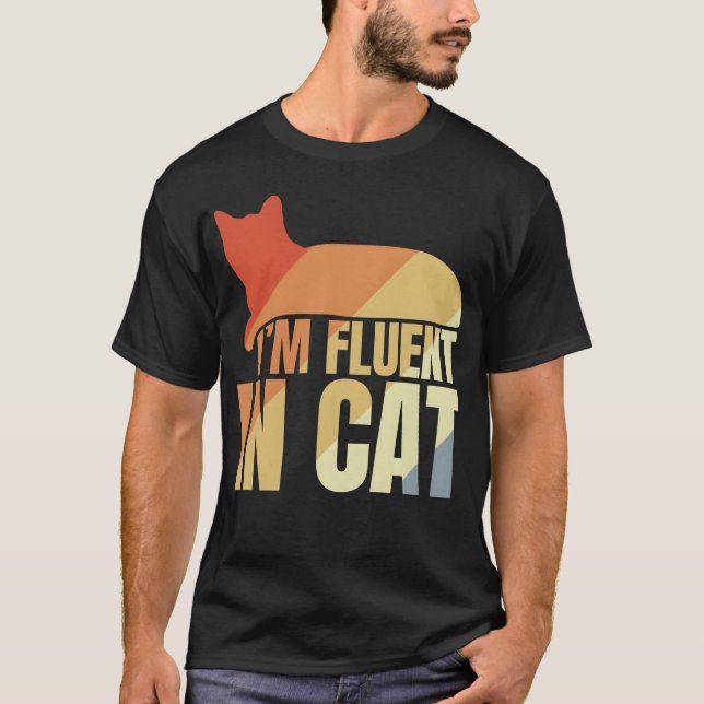 T-shirt Drôle Cat Cote fille (Devant)