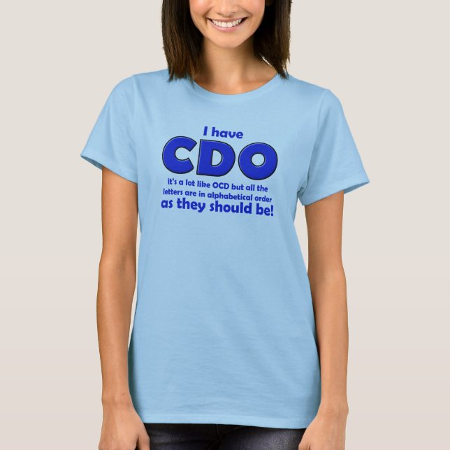 T-Shirt Drôle CDO TOC (Devant)
