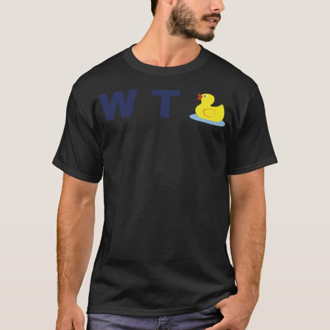 T-shirt Drôle Ce Que Le Canard WTF Swearing Party Cadeau n (Devant)