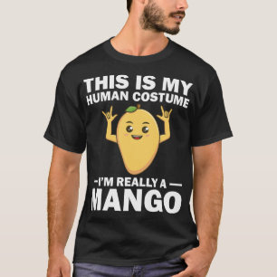 T-shirt Drôle Ceci Est Mon Costume Humain Mango Fruit Love