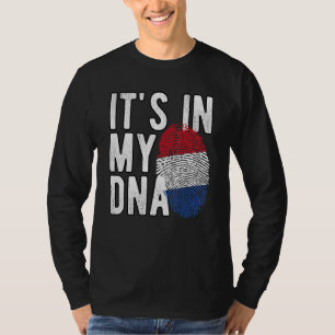 T-shirt Drôle, c'est dans mon ADN Drapeau des Pays-Bas Emp