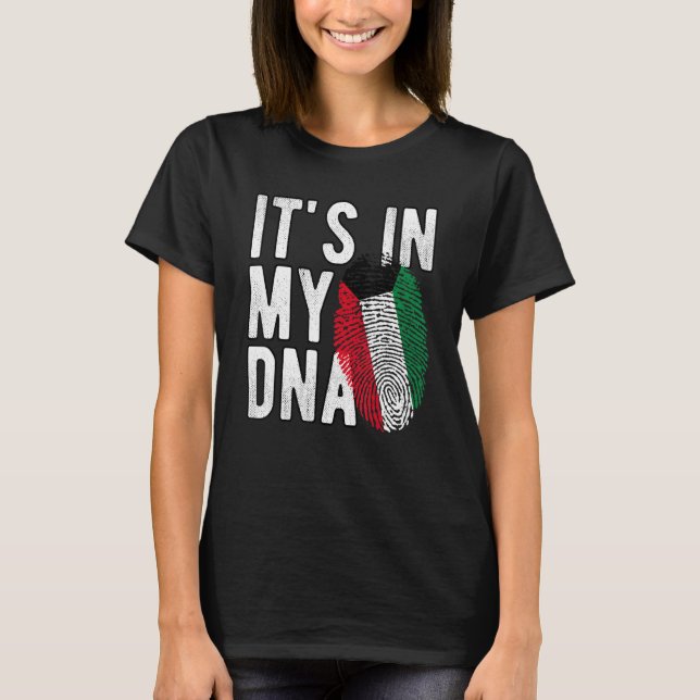 T-shirt Drôle, c'est dans mon ADN Empreinte digitale du dr (Devant)